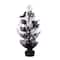Glitzhome® 20"H Lighted Black and Pink Halloween Berries Table Tree